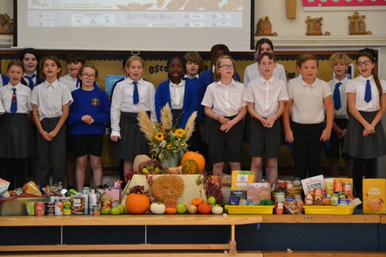 Harvest Celebrations at St Joseph's Primary in Broadstairs